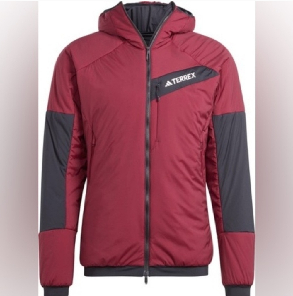 Adidas Terrex TechRock Primaloft Stretch Prima Loft Hooded Jacket